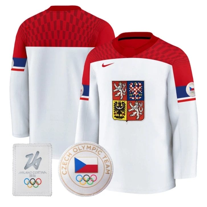 Team Jersey Blank Czechia Olympic 2026 Premium Hockey All Stitched 2 Team Jersey Blank Czechia Olympic 2026 Premium Hockey All Stitched - Image 2
