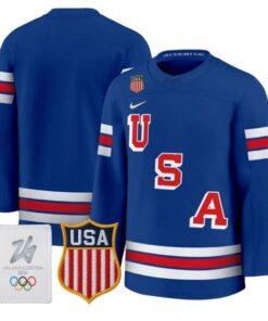 Team Jersey Blank USA Olympic 2026 Premium Hockey All Stitched