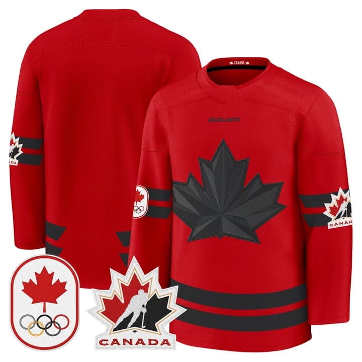 Team Jersey Canada Olympic Premium Hockey 2026 Stitched 2 Team Jersey Canada Olympic Premium Hockey 2026 Stitched - Image 2