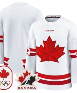 Team Jersey Canada Olympic Premium Hockey 2026 Stitched 6 Team Jersey Canada Olympic Premium Hockey 2026 Stitched White