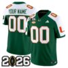 Miami Hurricanes 2026 CFP Final Patch Vapor Limited Custom Jersey - All Stitched - Daily Sport Fan Miami Hurricanes 2026 CFP Final Patch Vapor Limited Custom Jersey - All Stitched