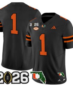 Miami Hurricanes 2026 CFP Final & Florida Patch Vapor Limited Jersey - All Stitched by Digigearus