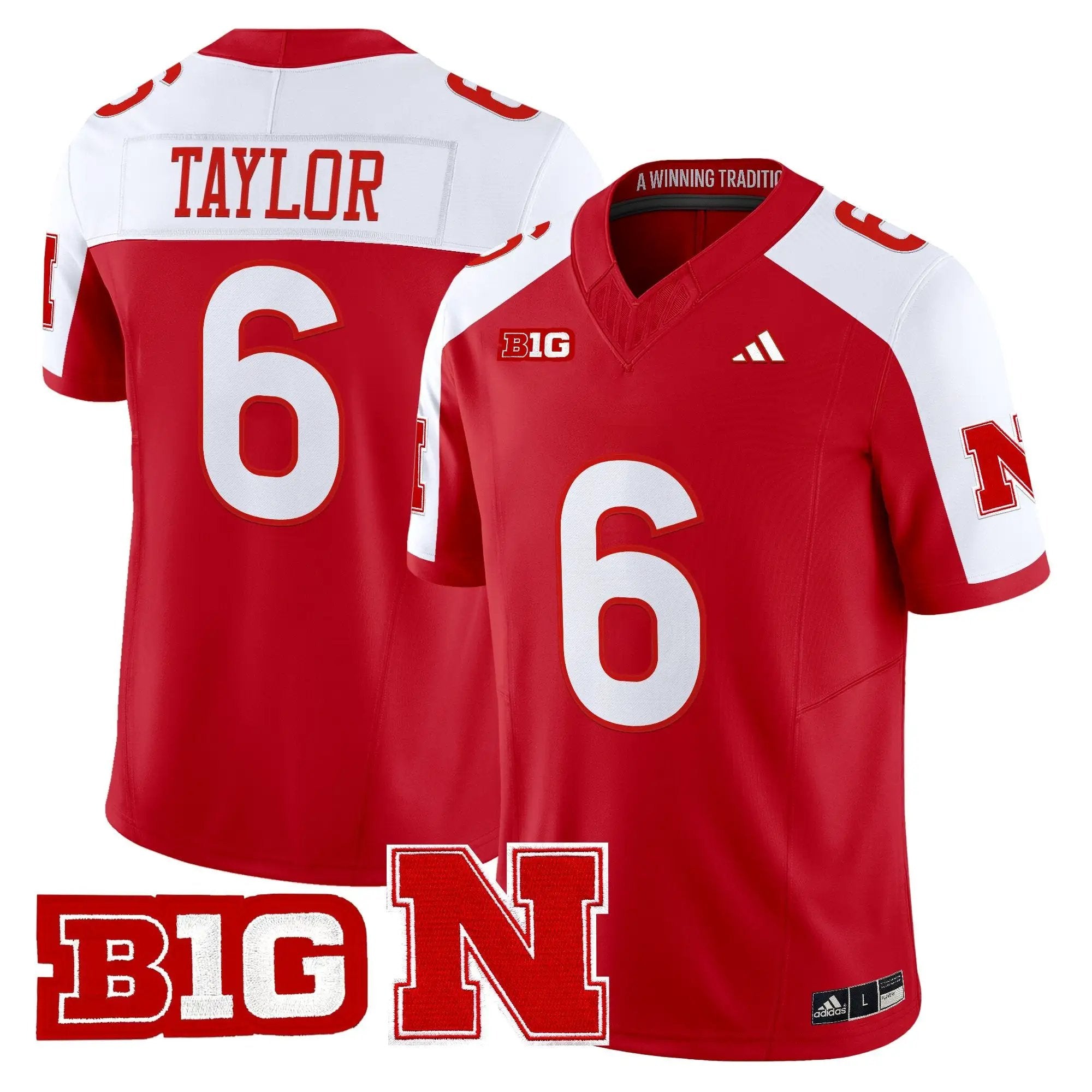 Men Nebraska Cornhuskers 2026 Vapor Limited Jersey - Stitched 34 Nebraska Cornhuskers 2026 Vapor Limited Jersey - Stitched by Digigearus