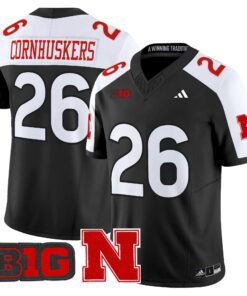 Men Nebraska Cornhuskers 2026 Vapor Limited Jersey - Stitched 100 Nebraska Cornhuskers 2026 Vapor Limited Jersey - Stitched by Digigearus