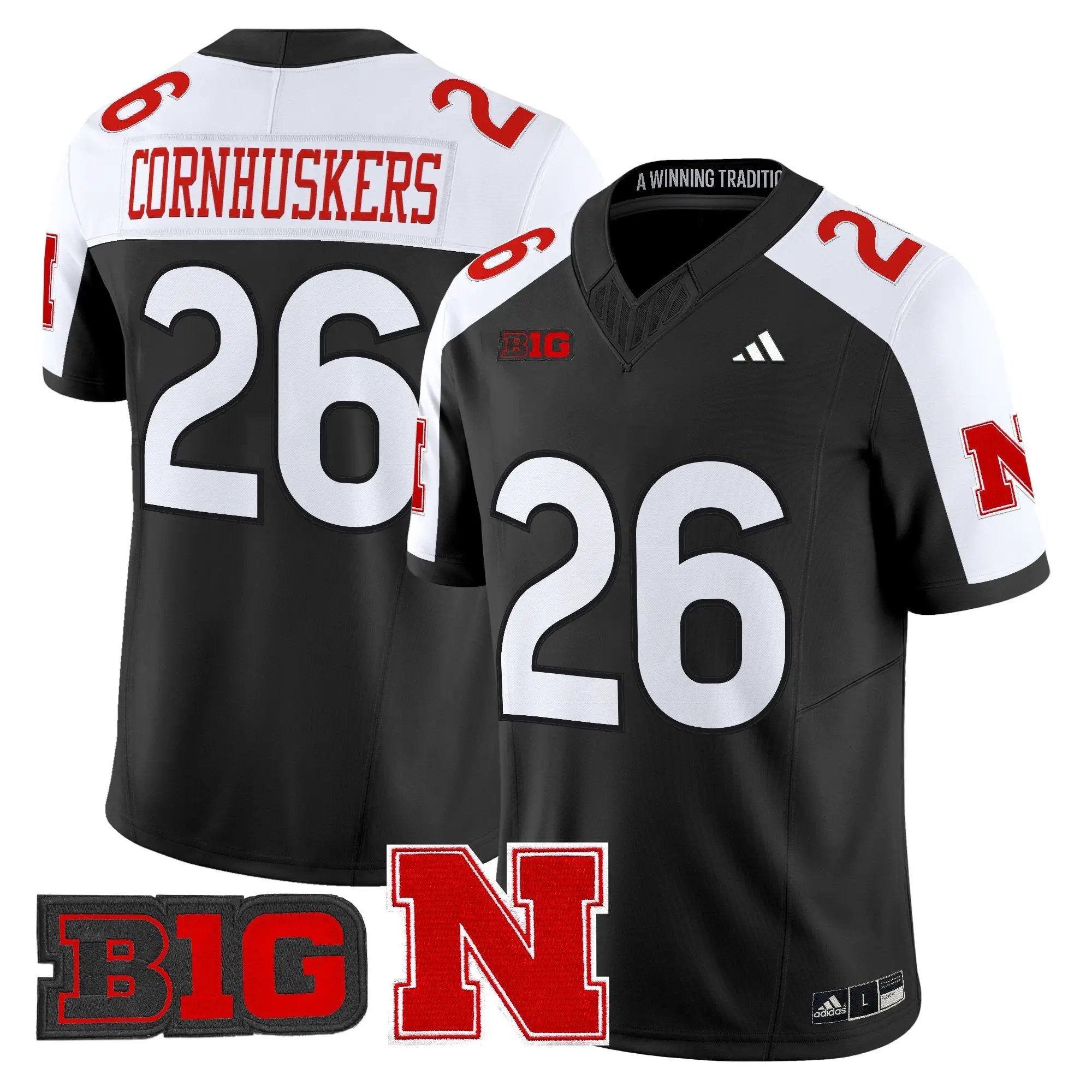 Men Nebraska Cornhuskers 2026 Vapor Limited Jersey - Stitched 46 Nebraska Cornhuskers 2026 Vapor Limited Jersey - Stitched by Digigearus