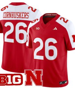 Men Nebraska Cornhuskers 2026 Vapor Limited Jersey - Stitched 89 Nebraska Cornhuskers 2026 Vapor Limited Jersey - Stitched by Digigearus