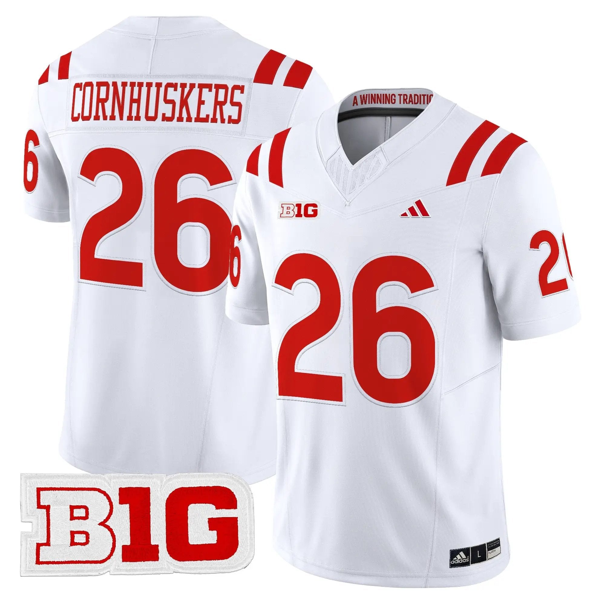 Men Nebraska Cornhuskers 2026 Vapor Limited Jersey - Stitched 13 Nebraska Cornhuskers 2026 Vapor Limited Jersey - Stitched by Digigearus