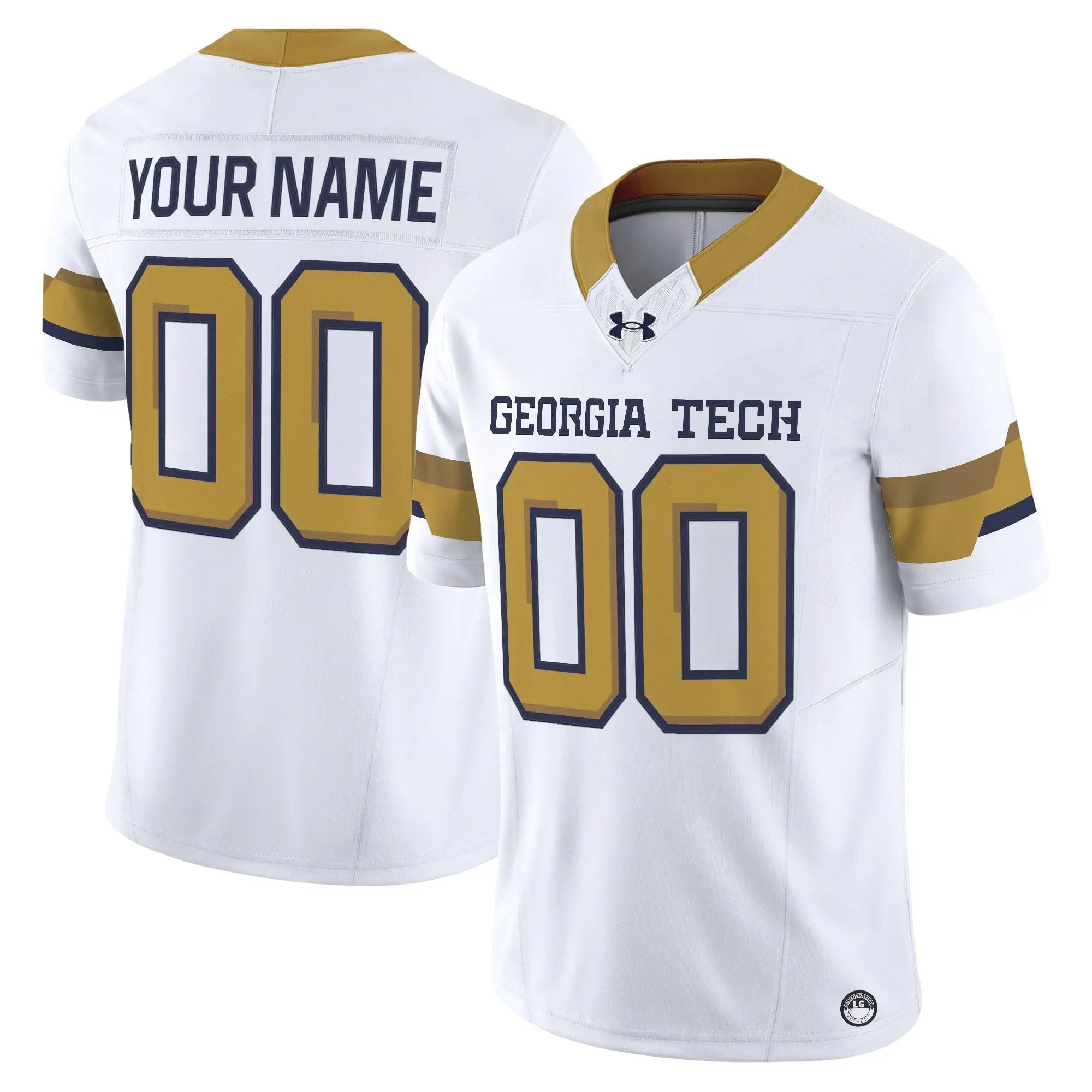 Georgia Tech Yellow Jackets 2026 Vapor Limited Custom Jersey - All stitched 2 Georgia Tech Yellow Jackets 2026 Vapor Limited Custom Jersey - All stitched by Digigearus