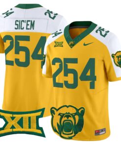 Baylor Bears 2026 Vapor Limited Jersey - Stitched 111 Baylor Bears 2026 Vapor Limited Jersey - Stitched by Digigearus