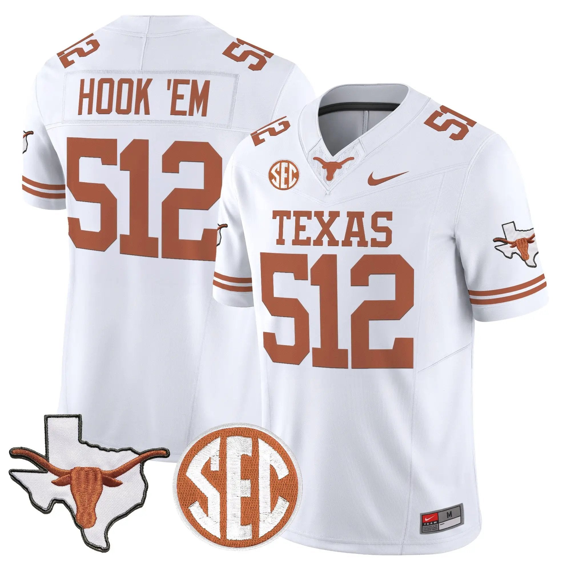 TEX 2026 State Map & SEC Patch Vapor Limited Jersey - Stitched 20 TEX 2026 State Map & SEC Patch Vapor Limited Jersey - Stitched by Digigearus