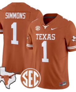 TEX 2026 State Map & SEC Patch Vapor Limited Jersey - Stitched 47 TEX 2026 State Map & SEC Patch Vapor Limited Jersey - Stitched by Digigearus