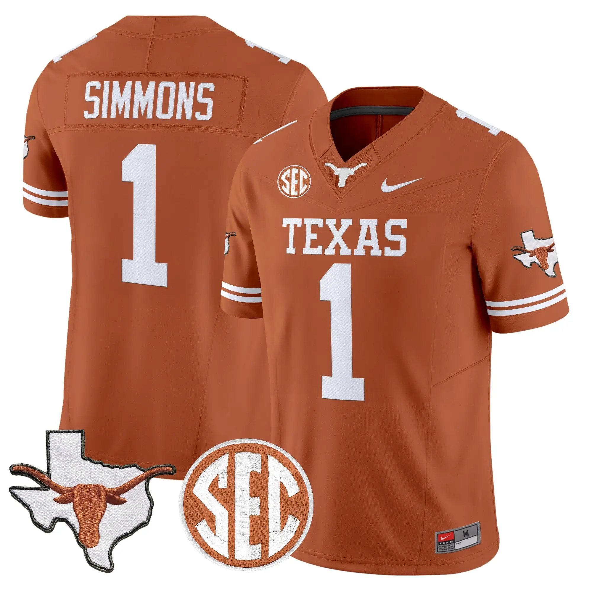 TEX 2026 State Map & SEC Patch Vapor Limited Jersey - Stitched 3 TEX 2026 State Map & SEC Patch Vapor Limited Jersey - Stitched by Digigearus