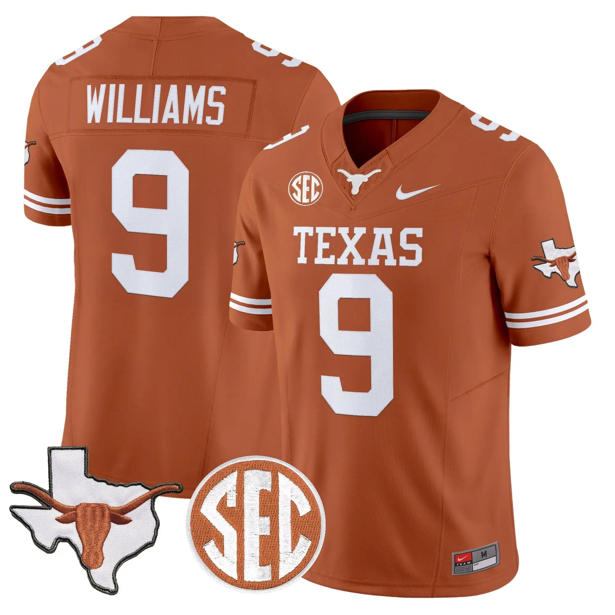 TEX 2026 State Map & SEC Patch Vapor Limited Jersey - Stitched 5 TEX 2026 State Map & SEC Patch Vapor Limited Jersey - Stitched by Digigearus