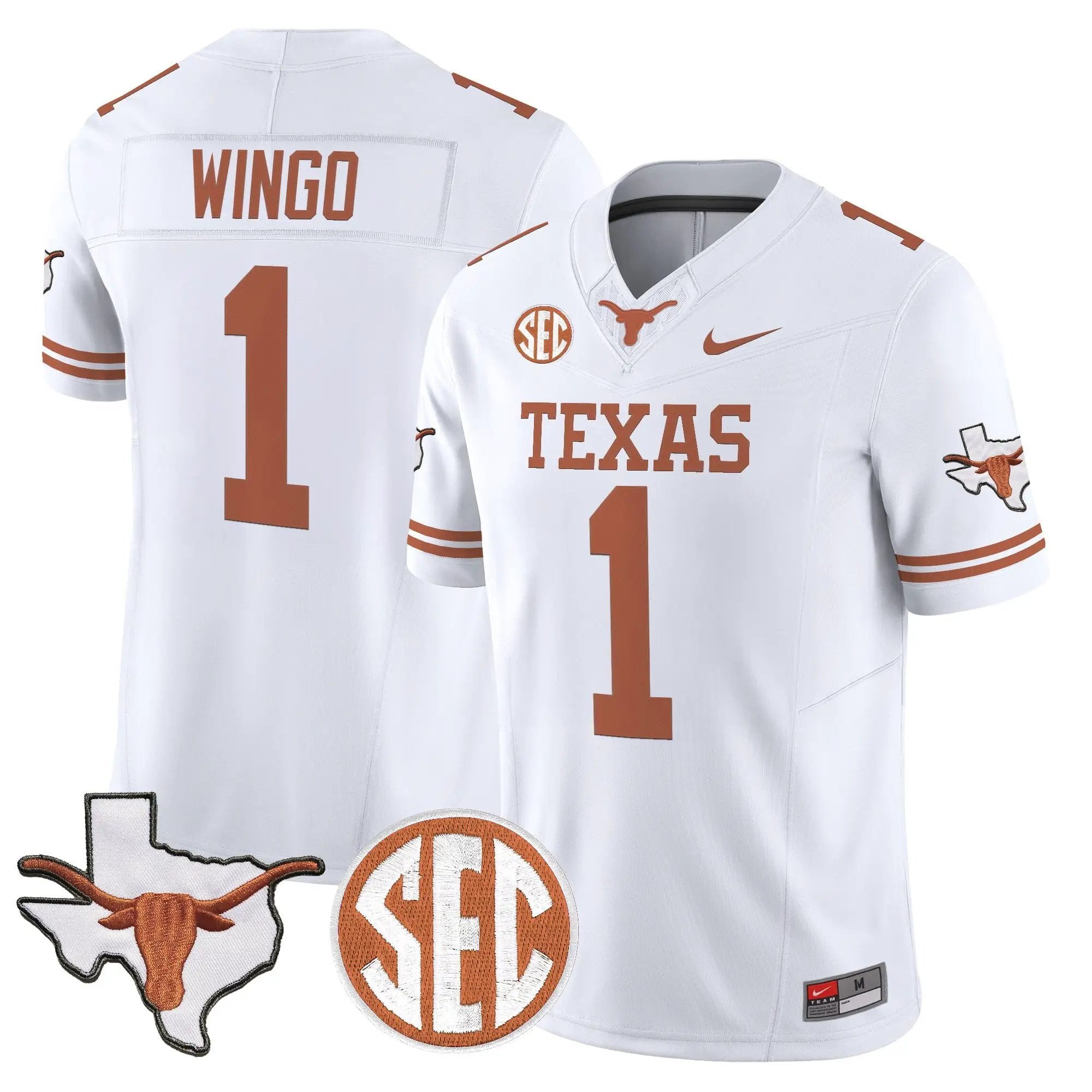 TEX 2026 State Map & SEC Patch Vapor Limited Jersey - Stitched 25 TEX 2026 State Map & SEC Patch Vapor Limited Jersey - Stitched by Digigearus