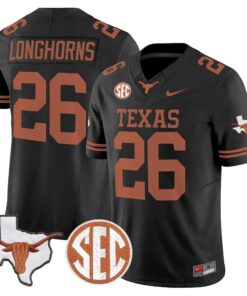 TEX 2026 State Map & SEC Patch Vapor Limited Jersey - Stitched 61 TEX 2026 State Map & SEC Patch Vapor Limited Jersey - Stitched by Digigearus