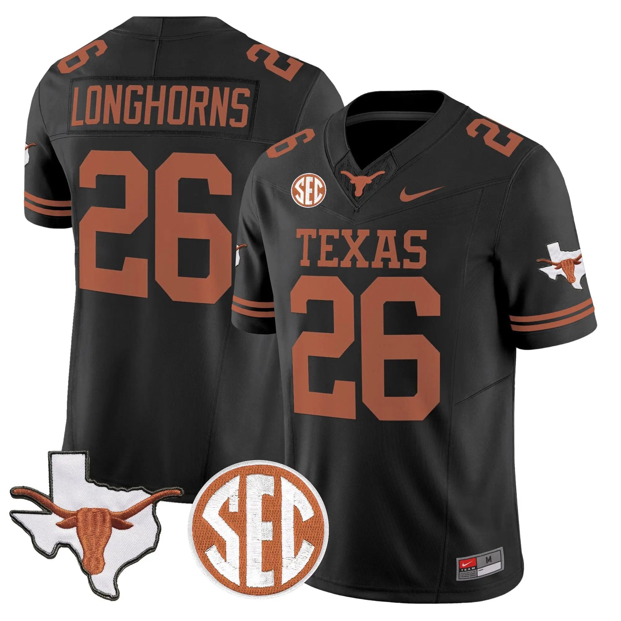 TEX 2026 State Map & SEC Patch Vapor Limited Jersey - Stitched 17 TEX 2026 State Map & SEC Patch Vapor Limited Jersey - Stitched by Digigearus