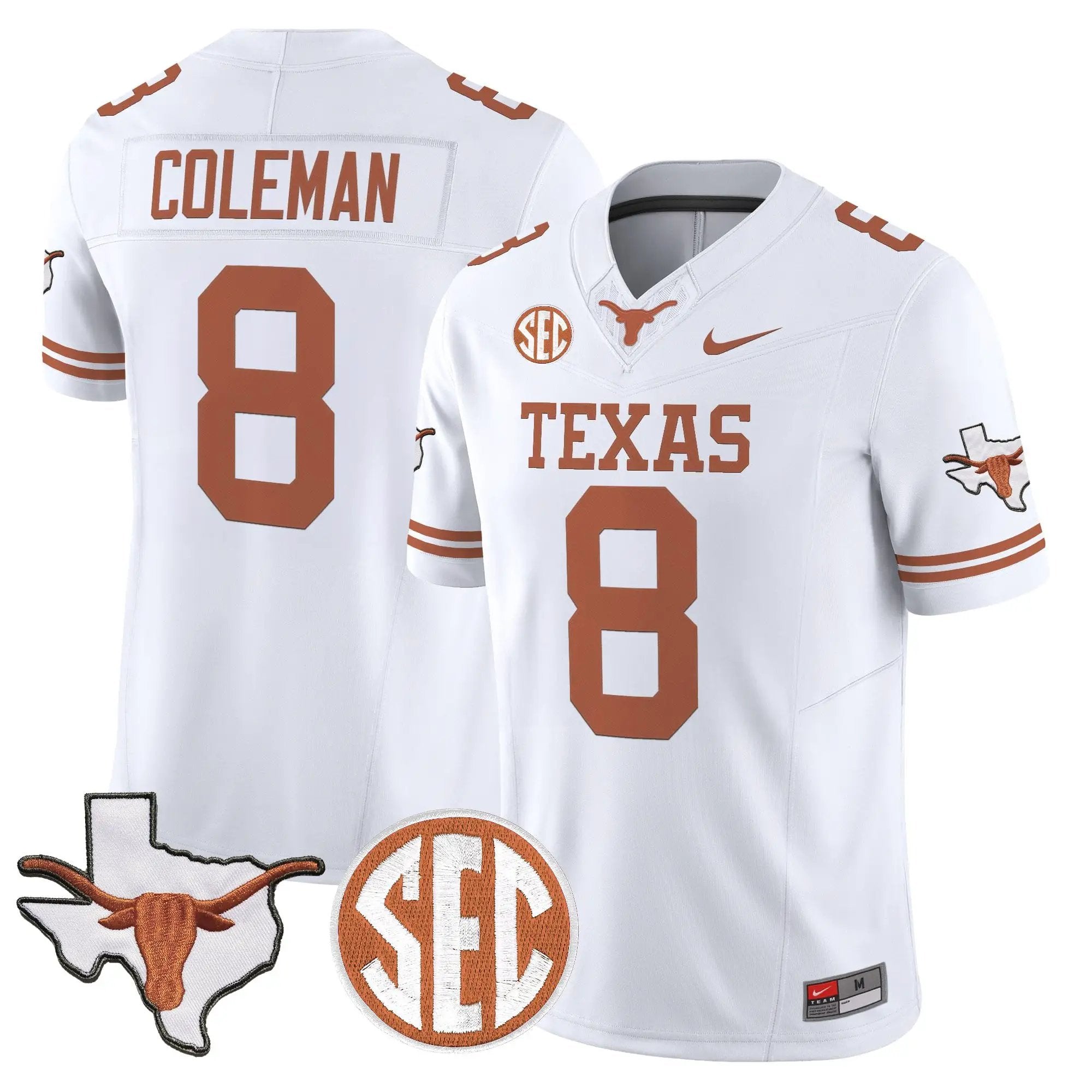 TEX 2026 State Map & SEC Patch Vapor Limited Jersey - Stitched 22 TEX 2026 State Map & SEC Patch Vapor Limited Jersey - Stitched by Digigearus
