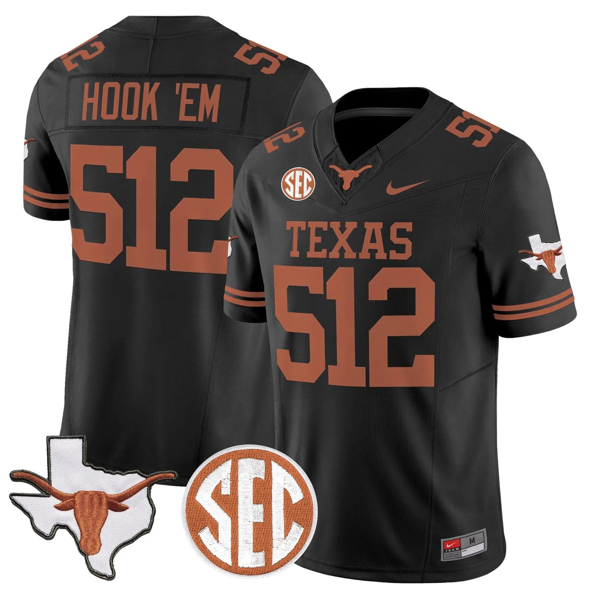 TEX 2026 State Map & SEC Patch Vapor Limited Jersey - Stitched 11 TEX 2026 State Map & SEC Patch Vapor Limited Jersey - Stitched by Digigearus