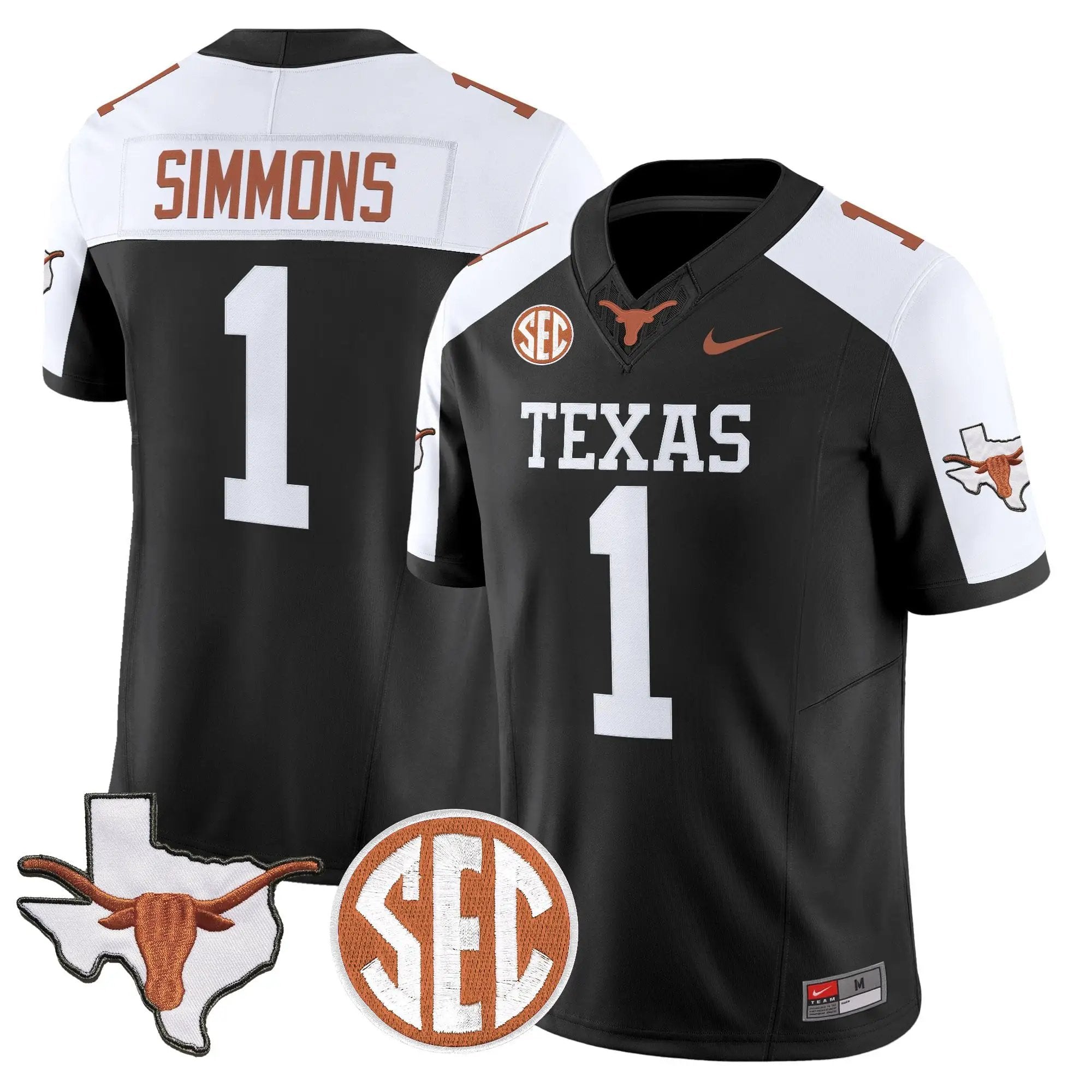 TEX 2026 State Map & SEC Patch Vapor Limited Jersey - Stitched 30 TEX 2026 State Map & SEC Patch Vapor Limited Jersey - Stitched by Digigearus
