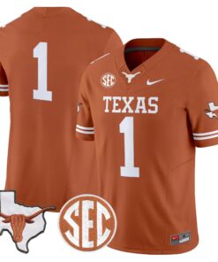 TEX 2026 State Map & SEC Patch Vapor Limited Jersey - Stitched 53 TEX 2026 State Map & SEC Patch Vapor Limited Jersey - Stitched by Digigearus