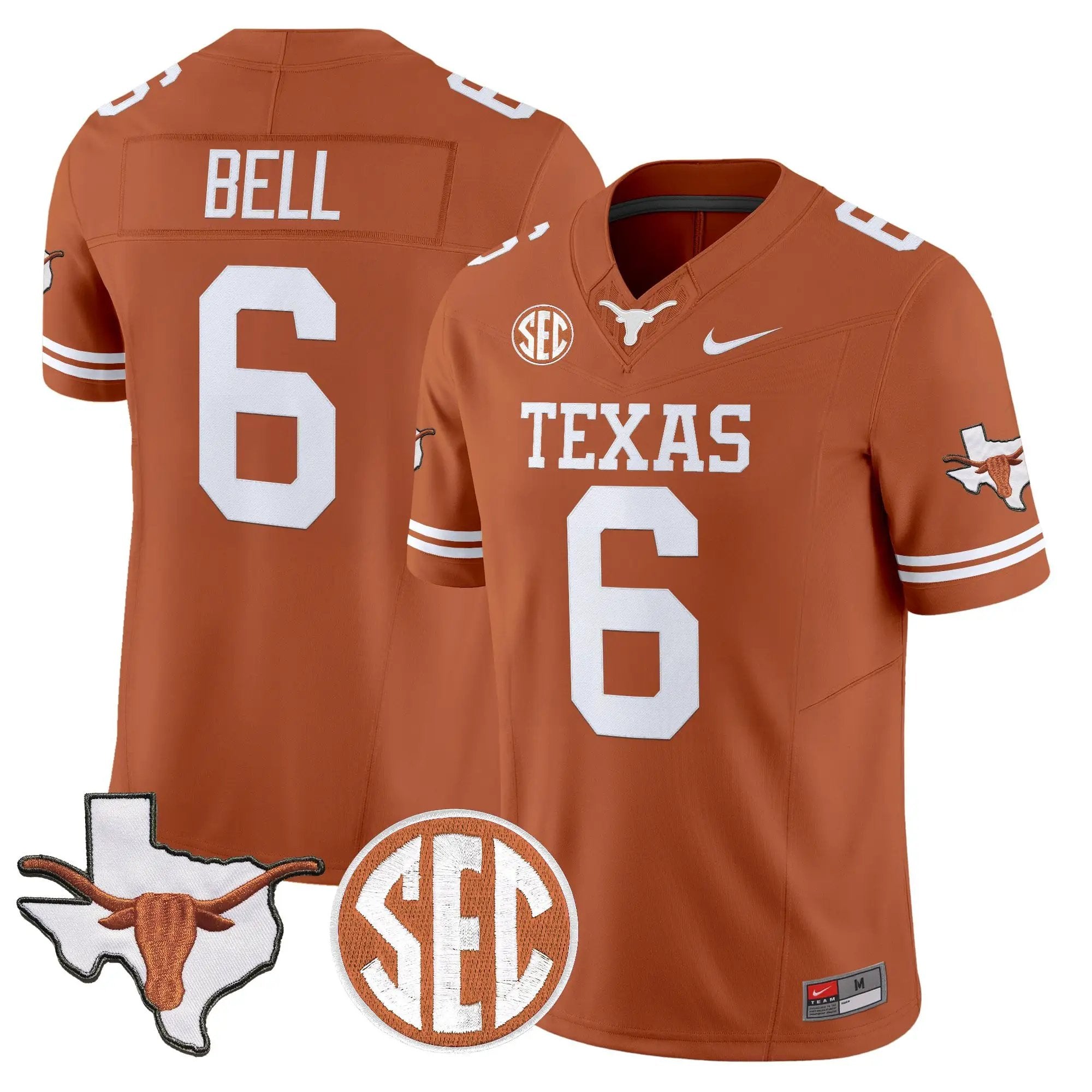 TEX 2026 State Map & SEC Patch Vapor Limited Jersey - Stitched 6 TEX 2026 State Map & SEC Patch Vapor Limited Jersey - Stitched by Digigearus