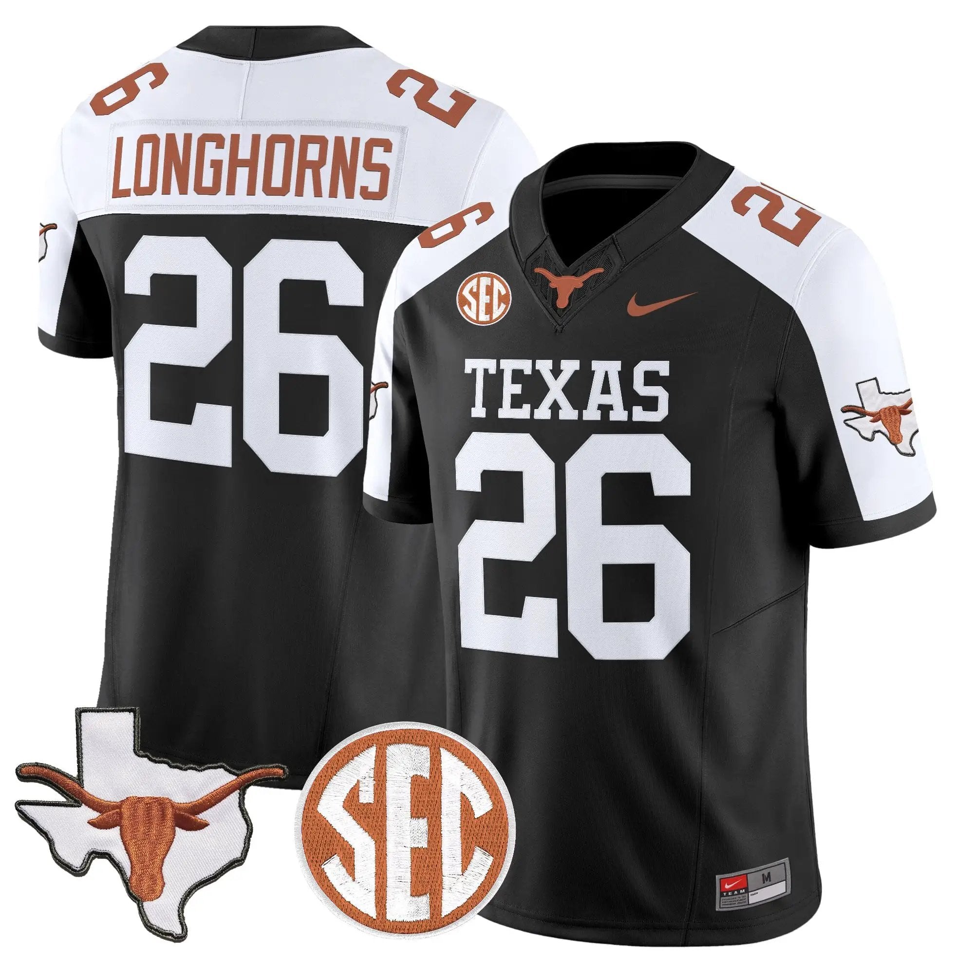 TEX 2026 State Map & SEC Patch Vapor Limited Jersey - Stitched 35 TEX 2026 State Map & SEC Patch Vapor Limited Jersey - Stitched by Digigearus