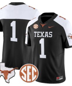 TEX 2026 State Map & SEC Patch Vapor Limited Jersey - Stitched 80 TEX 2026 State Map & SEC Patch Vapor Limited Jersey - Stitched by Digigearus