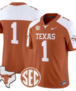 TEX 2026 State Map & SEC Patch Vapor Limited Jersey - Stitched 89 TEX 2026 State Map & SEC Patch Vapor Limited Jersey - Stitched by Digigearus