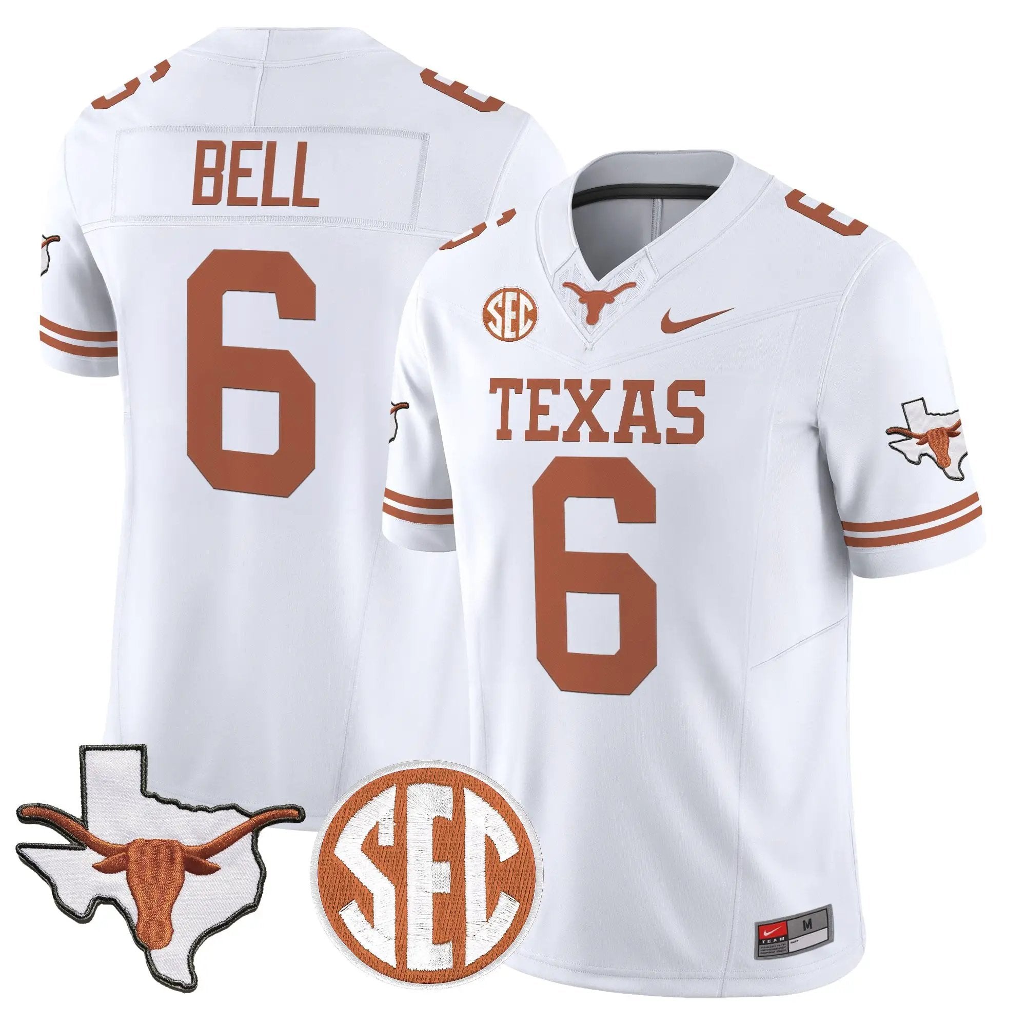 TEX 2026 State Map & SEC Patch Vapor Limited Jersey - Stitched 24 TEX 2026 State Map & SEC Patch Vapor Limited Jersey - Stitched by Digigearus