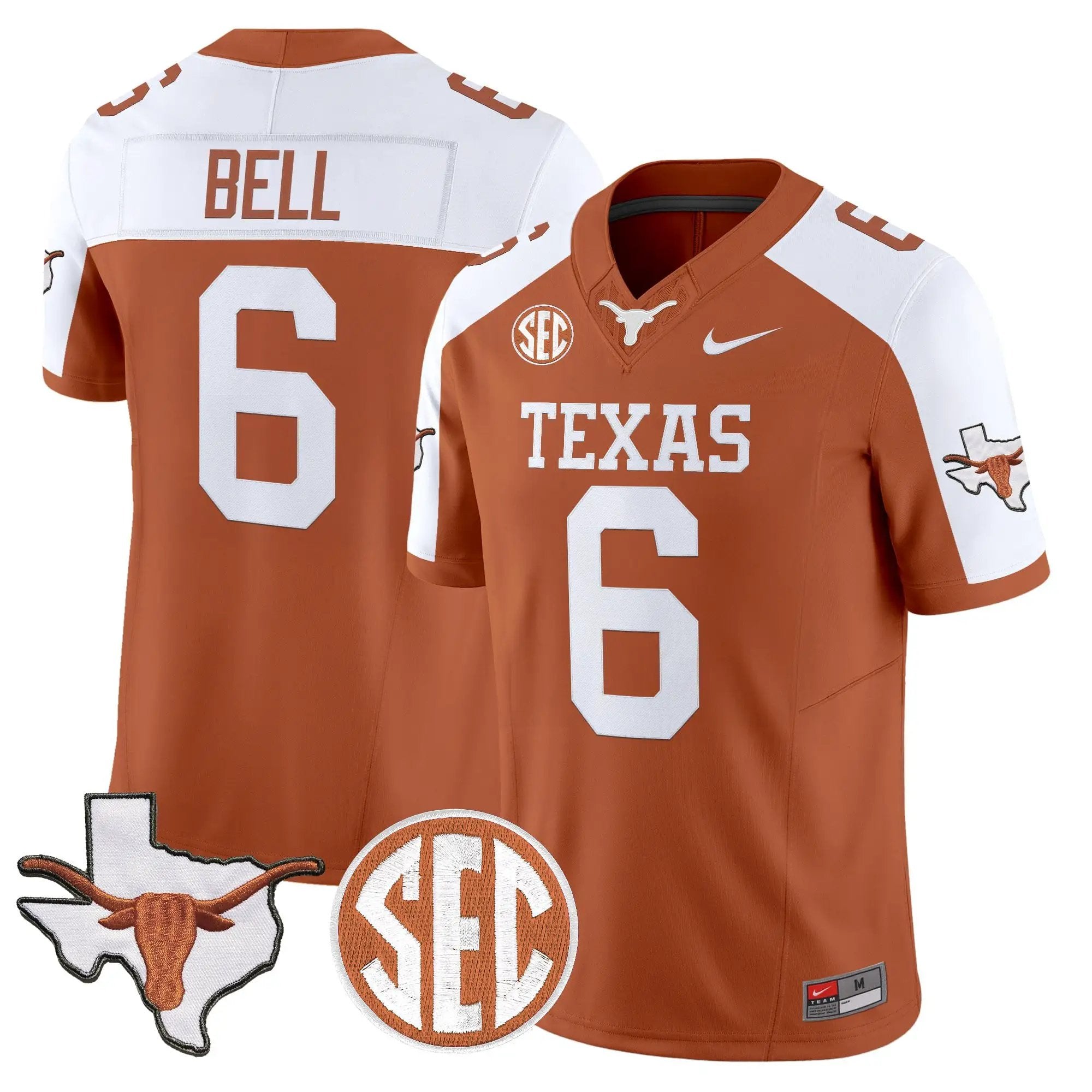 TEX 2026 State Map & SEC Patch Vapor Limited Jersey - Stitched 42 TEX 2026 State Map & SEC Patch Vapor Limited Jersey - Stitched by Digigearus