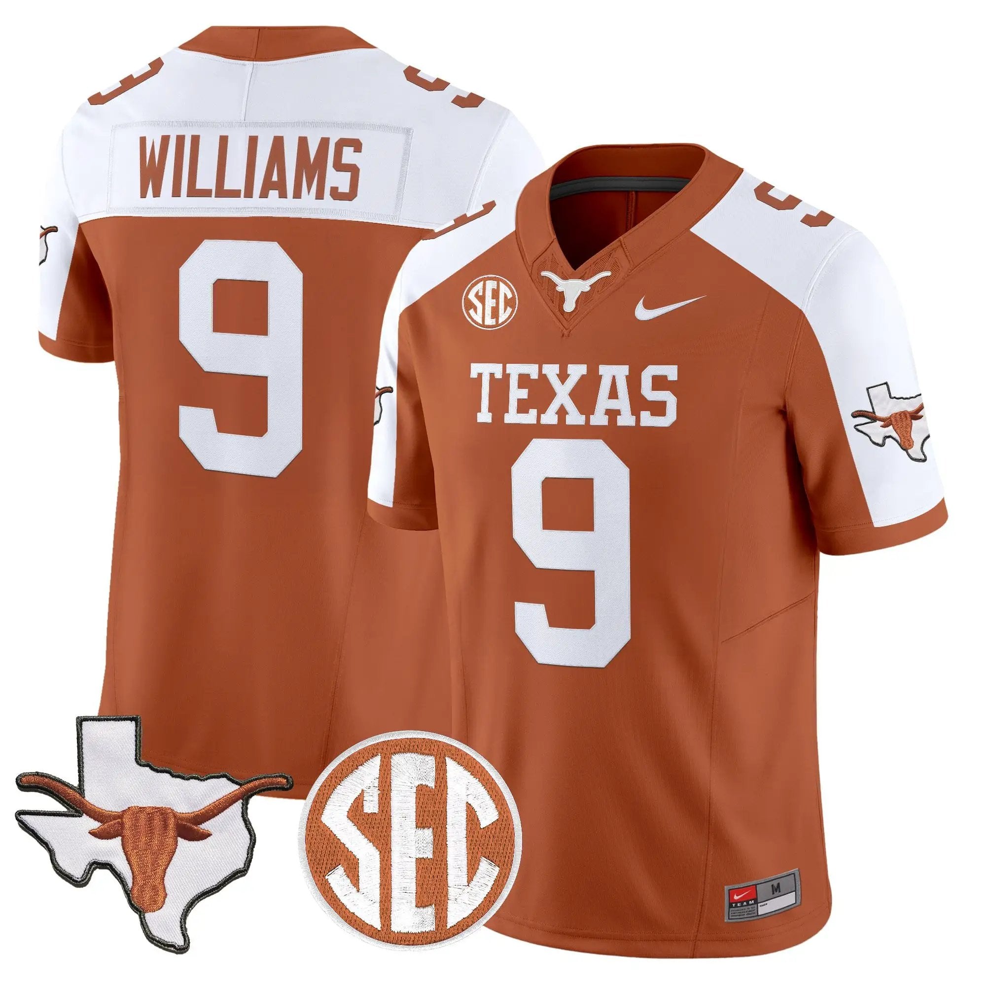 TEX 2026 State Map & SEC Patch Vapor Limited Jersey - Stitched 41 TEX 2026 State Map & SEC Patch Vapor Limited Jersey - Stitched by Digigearus