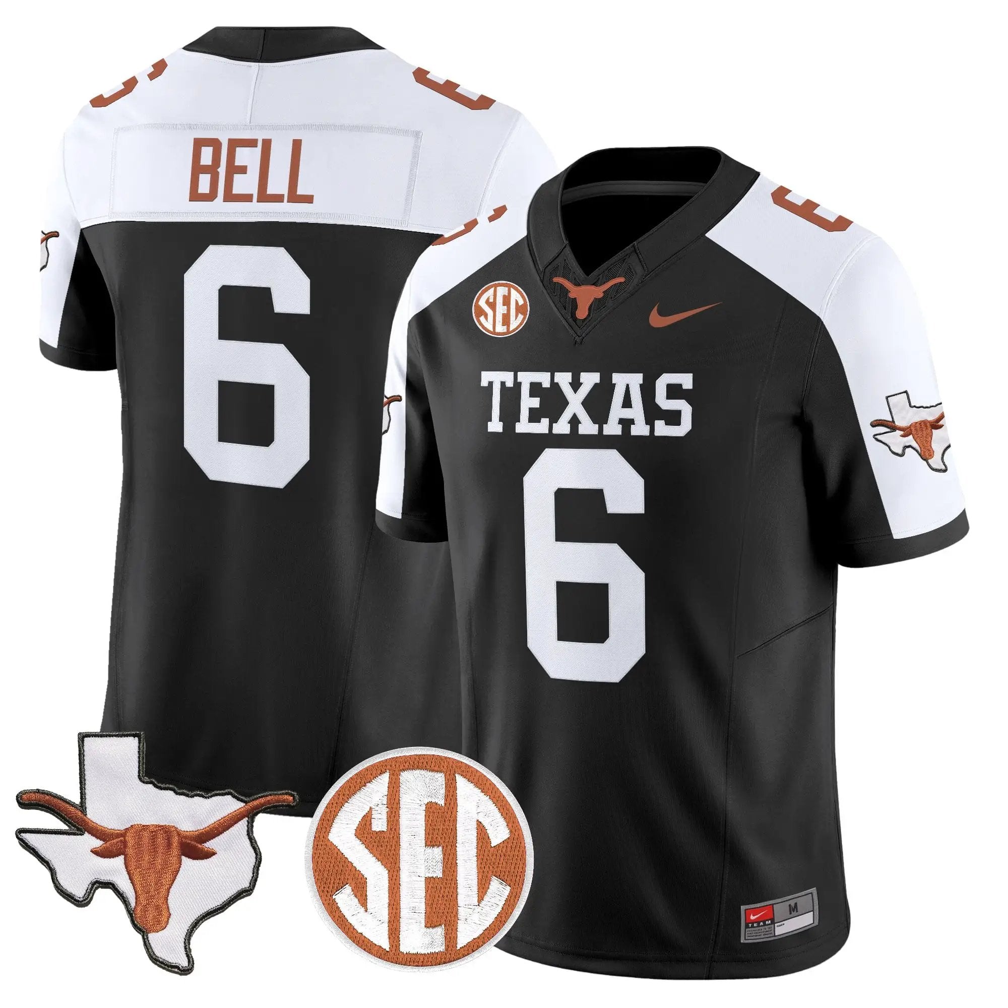 TEX 2026 State Map & SEC Patch Vapor Limited Jersey - Stitched 33 TEX 2026 State Map & SEC Patch Vapor Limited Jersey - Stitched by Digigearus