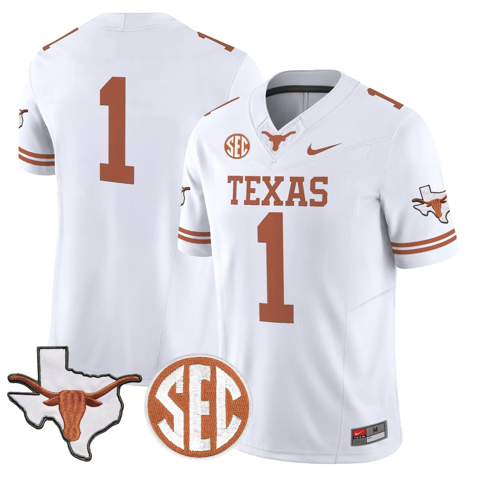 TEX 2026 State Map & SEC Patch Vapor Limited Jersey - Stitched 27 TEX 2026 State Map & SEC Patch Vapor Limited Jersey - Stitched by Digigearus