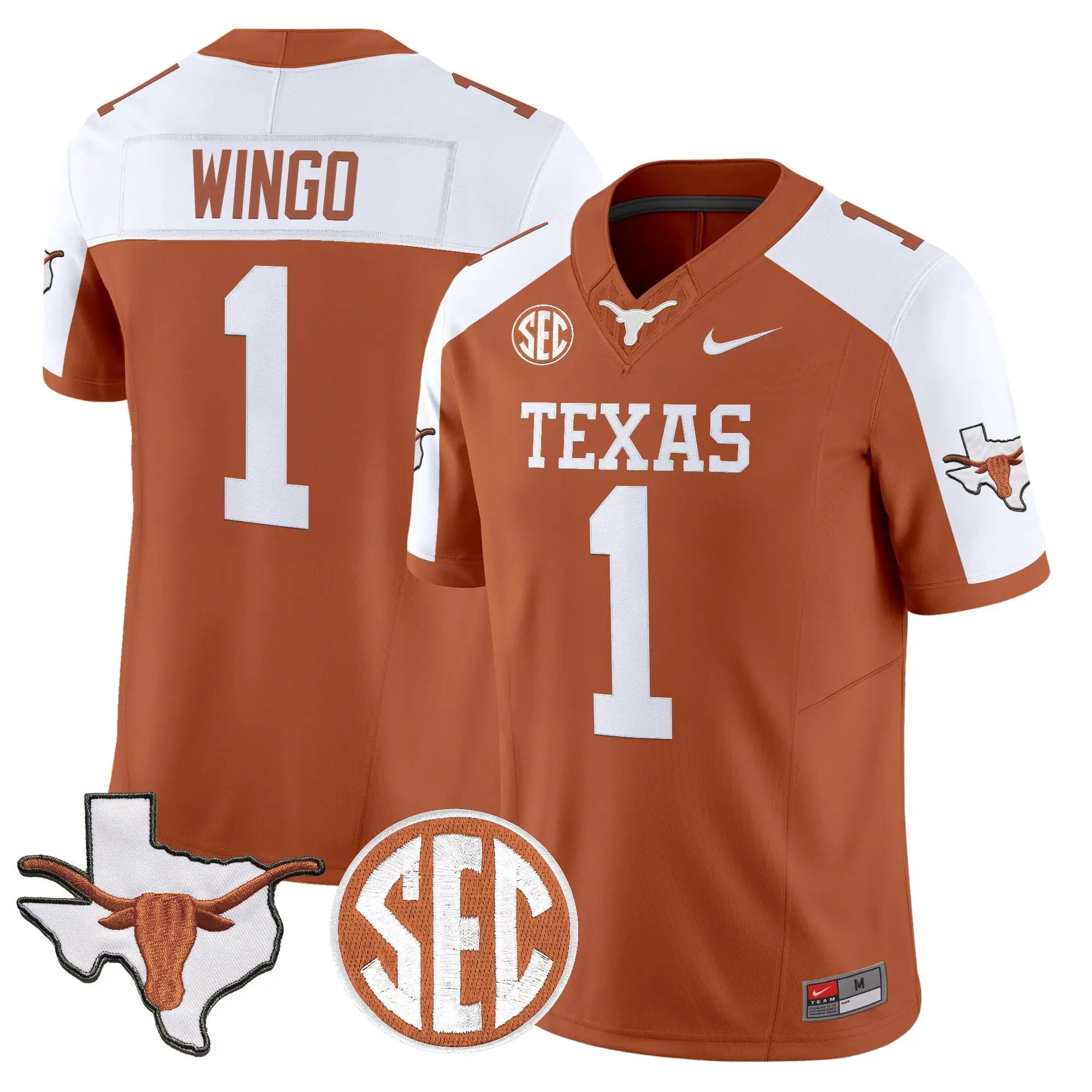 TEX 2026 State Map & SEC Patch Vapor Limited Jersey - Stitched 43 TEX 2026 State Map & SEC Patch Vapor Limited Jersey - Stitched by Digigearus