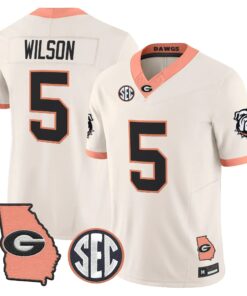 Georgia Bulldogs The Big Peach Vapor Limited Jersey - Stitched by Digigearus