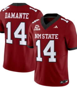 Adam Damante Jersey #14 New Mexico State 2026 Vapor Limited Stitched by My Store NCAA Football Jerseys