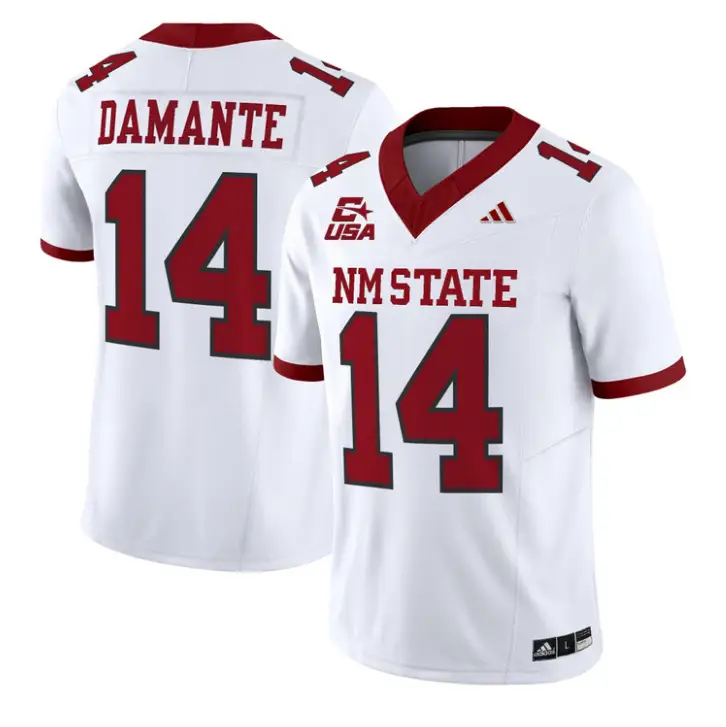Adam Damante Jersey #14 New Mexico State 2026 Vapor Limited Stitched 3 Adam Damante Jersey #14 New Mexico State 2026 Vapor Limited Stitched by My Store NCAA Football Jerseys