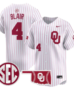 Alec Blair Jersey #4 Oklahoma Sooners Baseball 2026 Vapor Stitched by My Store