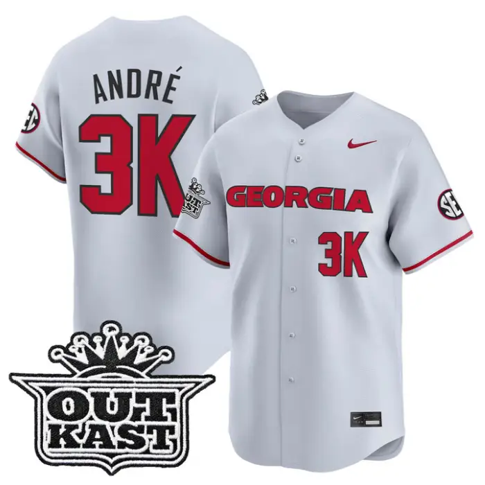 André Jersey #3k Georgia Bulldogs Baseball 2026 Outkast Stitched 2 André Jersey #3k Georgia Bulldogs Baseball 2026 Outkast Stitched by My Store