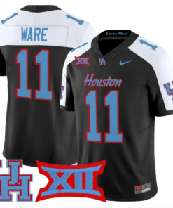 Andre Ware Jersey #11 Houston Cougars 2026 Vapor Limited Stitched by My Store NCAA Football Jerseys