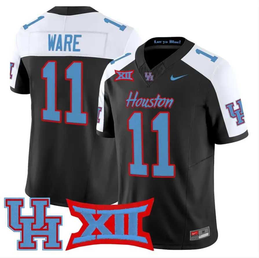 Andre Ware Jersey #11 Houston Cougars 2026 Vapor Limited Stitched by My Store NCAA Football Jerseys