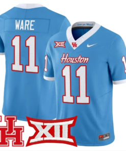 Andre Ware Jersey #11 Houston Cougars 2026 Vapor Limited Stitched by My Store NCAA Football Jerseys