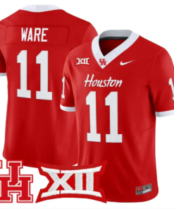 Andre Ware Jersey #11 Houston Cougars 2026 Vapor Limited Stitched by My Store NCAA Football Jerseys