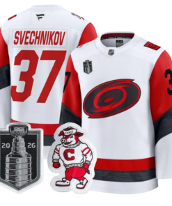 Andrei Svechnikov Jersey #37 Carolina Hurricanes 2026 Stanley Cup Stitched 6 Andrei Svechnikov Jersey #37 Carolina Hurricanes 2026 Stanley Cup Stitched by Hockey David