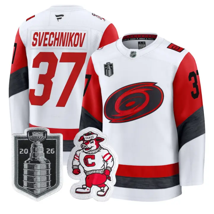 Andrei Svechnikov Jersey #37 Carolina Hurricanes 2026 Stanley Cup Stitched 3 Andrei Svechnikov Jersey #37 Carolina Hurricanes 2026 Stanley Cup Stitched by Hockey David