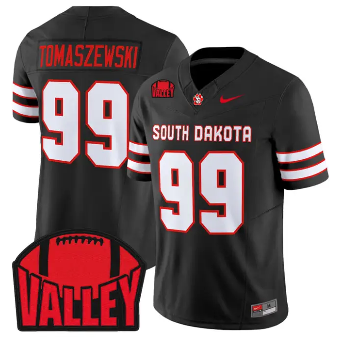 Asher Tomaszewski Jersey #99 South Dakota 2026 Vapor Limited Stitched 1 Asher Tomaszewski Jersey #99 South Dakota 2026 Vapor Limited Stitched by My Store NCAA Football Jerseys