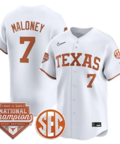 Ashton Maloney Jersey #7 Texas 2026 Back-To-Back World SeriesChampions by My Store
