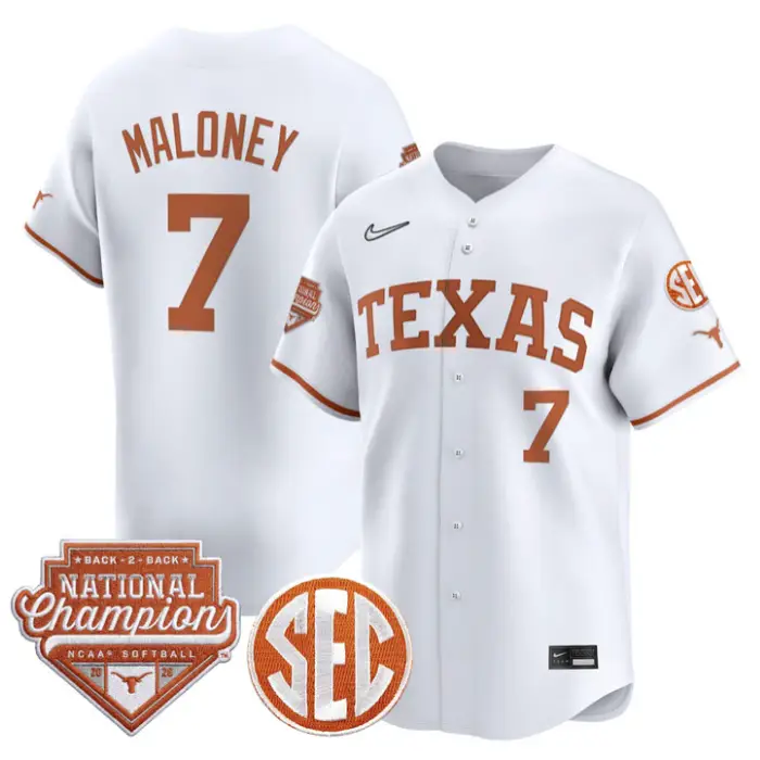 Ashton Maloney Jersey #7 Texas 2026 Back-To-Back World SeriesChampions by My Store