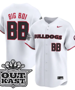 Big Boi Jersey #BB Georgia Bulldogs Baseball 2026 Outkast Stitched 8 Big Boi Jersey #BB Georgia Bulldogs Baseball 2026 Outkast Stitched by My Store