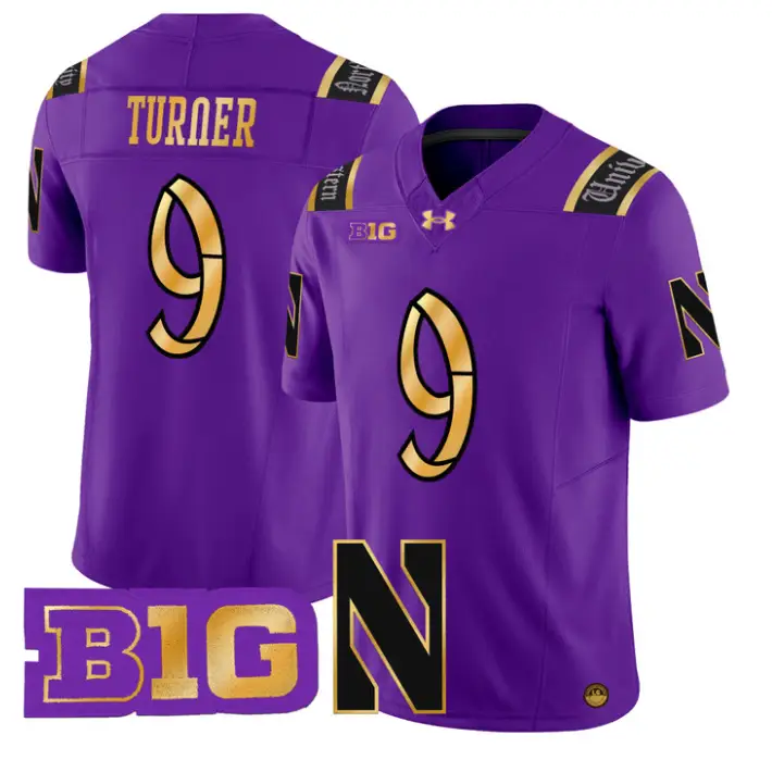 Braden Turner Jersey #9 Northwestern Wildcats 2026 Vapor Limited Stitched 1 Braden Turner Jersey #9 Northwestern Wildcats 2026 Vapor Limited Stitched by My Store NCAA Football Jerseys